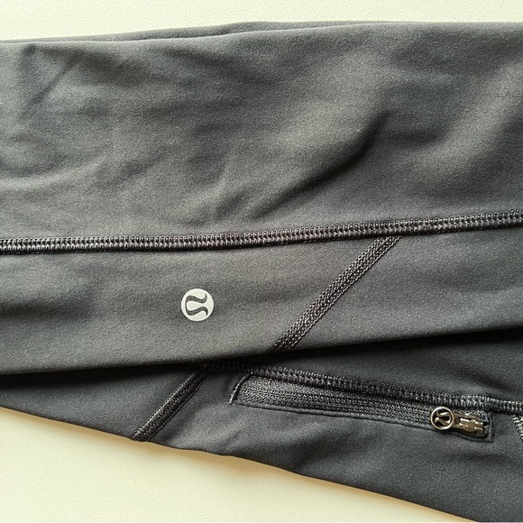 Lululemon Run: Ice Queen 7/8 Tight Black Size 4 - Picture 11 of 12